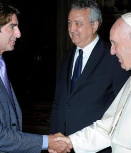 Harley Lippman meeting with the Pope